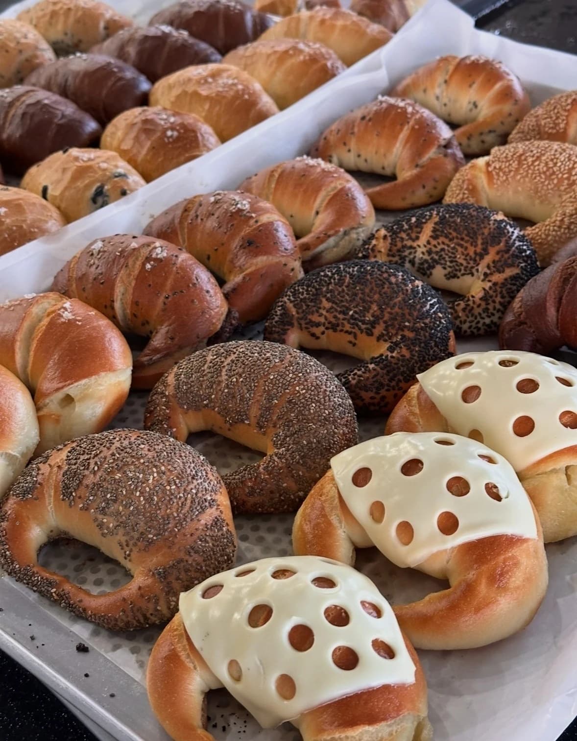 Selection of breads prepared at Fragrance Jeju