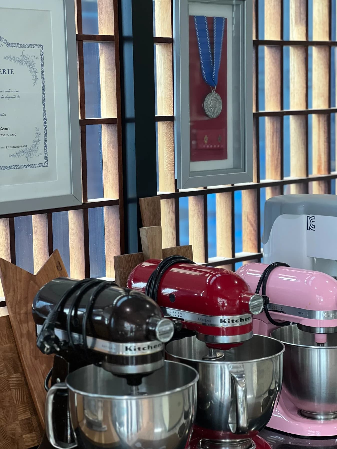The baking workspace at Fragrance Jeju